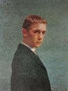 Felix Vallotton Self portrait, oil painting on canvas